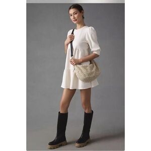 t.La Cream Tiered Puff Sleeve Dress